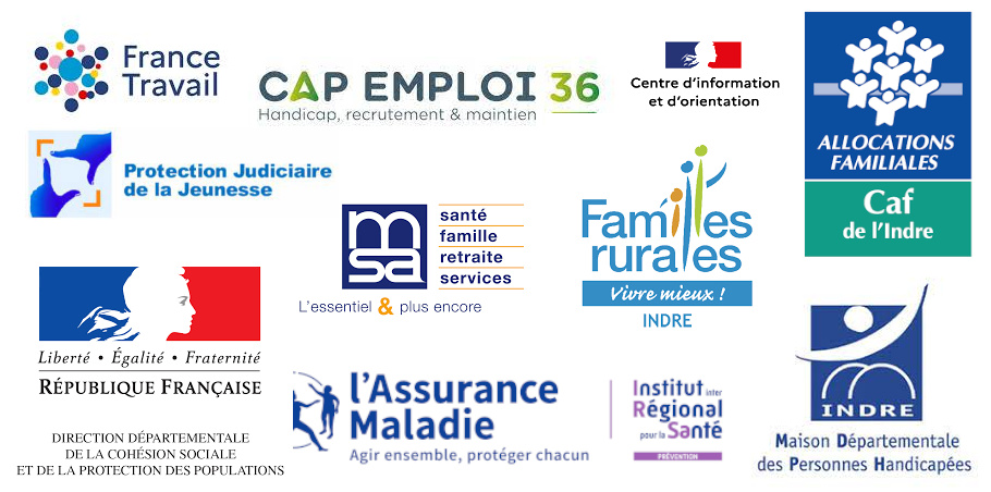 Partenaires MLIS36 - Institutions - Etat - Emploi - Social